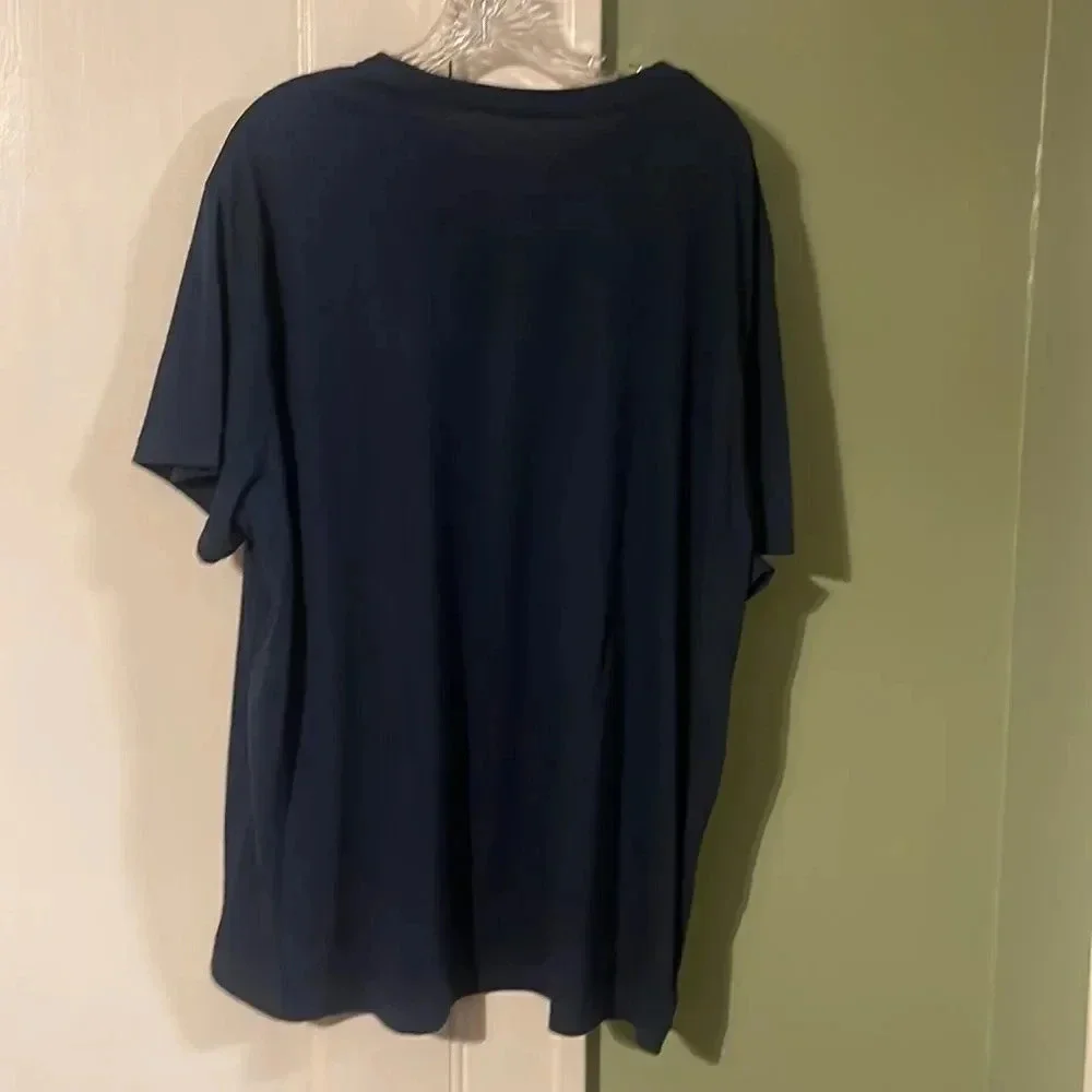 George blue shirt sleeve tee shirt 2XL